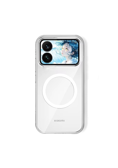 Microcase Xiaomi 17 Pro İçin Magsafe Manyetik Darbeye Dayanıklı Yarı Esnek Plastik Tpu Kılıf - Al8115 Şeffaf