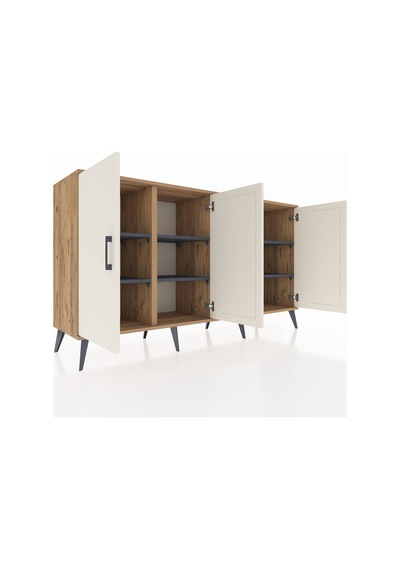 Hyperion Konsol 6 Raflı 4 Kapaklı 176x44x99 Çam-aytaşı/antrasit Atlas Çam/aytası - Atlas Çam Hyperion Konsol 6 Raflı 4 Kapaklı 176x44x99 Çam-aytaşı/antrasit Atlas Çam/aytası - Atlas Çam