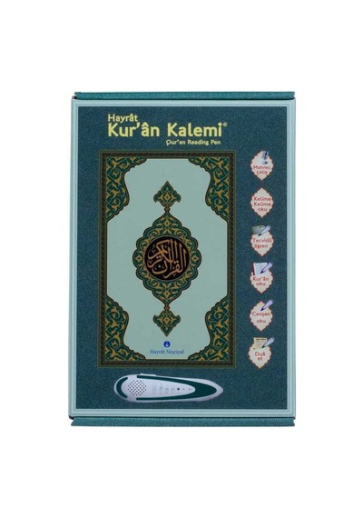 Hayrat Neşriyat Kuran Okuyan Kalem Seti Yeşil, Orta Boy, Karton Kutulu