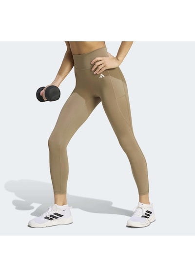 Adidas Optime Essentials 7/8 Kadın Bej Tayt Kt3832 Krem