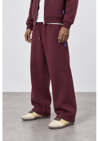 Respire Erkek Basic Panda Baggy Eşofman Altı Bordo