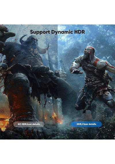 Wozlo 8k Displayport 1.4 Kablo 32,4gbps, 8k 30hz, 5k 60hz, 4k 120hz 2160p Hdr Freesync Ve G-sync - 1.8 M