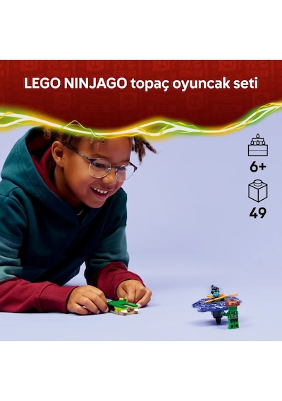 LEGO® NINJAGO® Nya, Mutasyon Canavarı Topacına Karşı 71849 -6 Yaş ve Üzeri için Minifigür İçeren Yaratıcı Oyuncak Yapım Seti (49P)