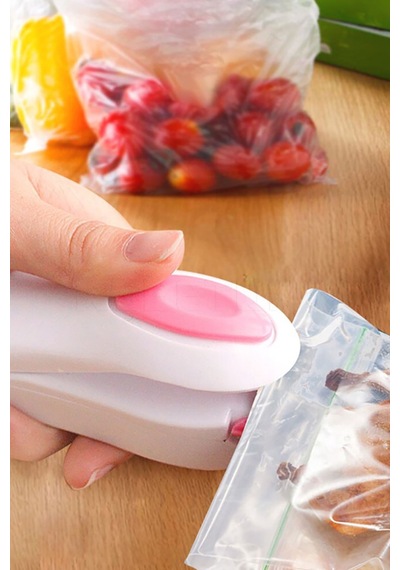Korea Type Mini Sealing Yeni Model Poşet Kapatıcı Pratik Poşet Kapatıcı Mor