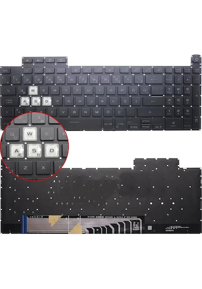 Asus Tuf Gaming A15 F15 Fa507 Fa507r Fx507r Fx507z Fx517 Klavye Tuş Takımı Asus Tuf Gaming A15 F15 Fa507 Fa507r Fx507r Fx507z Fx517 Klavye Tuş Takımı