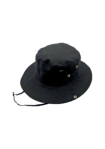 Bana Lazım Olan Yazlık Katlanabilir Safari Fötr Unisex Şapka Siyah