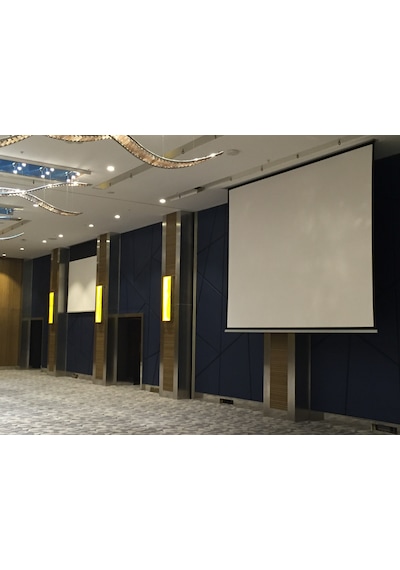 Sanper 400x300 Cm Motorlu Projeksiyon Perdesi