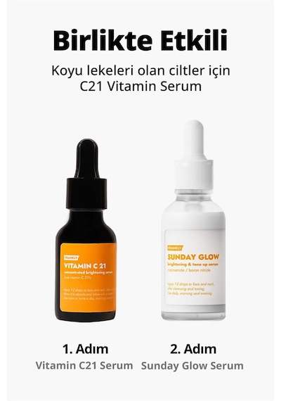 Frankly %5 Niacinamide İçeren Cilt Tonu Eşitleyici Aydınlatıcı Ve Leke Karşıtı Sunday Glow Serum 37 ML