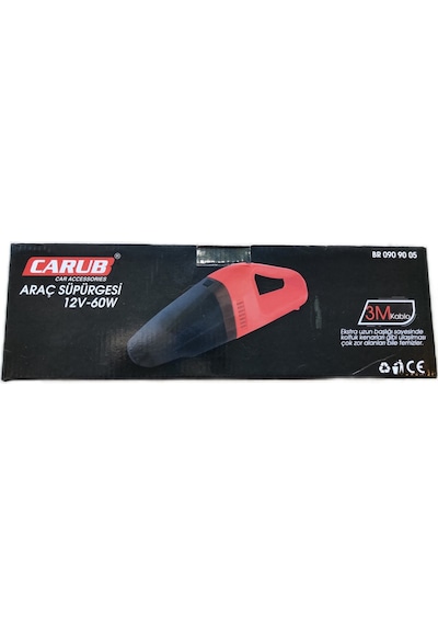 Araç Süpürgesi 12v 60w Çakmaktan Turuncu Ce Belgeli