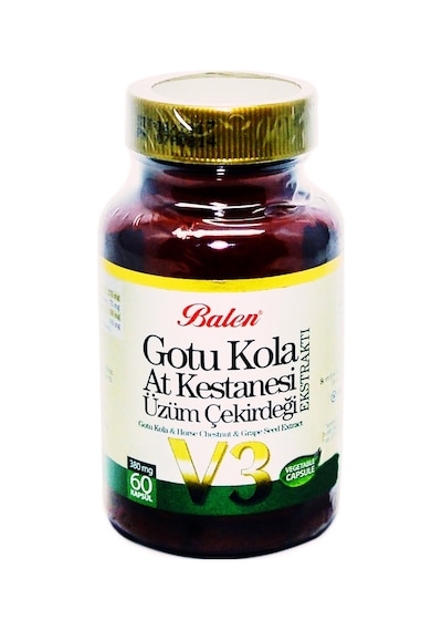 Balen Gotu Kola & At Kestanesi & Üzüm Çekirdeği