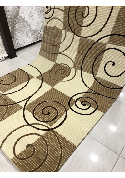 Saray Halı Vizyon 10325 A 150X230 Kahve Krem 4 M2 Halı !