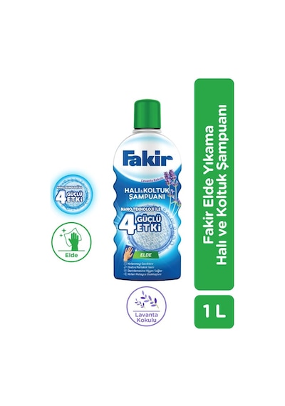 Fakir Nano Teknolojili Lavanta Elde Halı Ve Koltuk Şampuanı 1 Lt Tekli