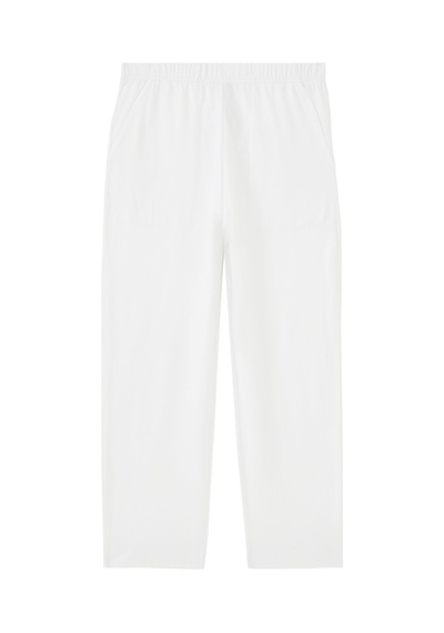 Lesétres Tapered Kesim Cep Pantolonu Beyaz