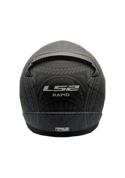 Ls2 Rapıd Takaroa Kapalı Motosiklet Kaskı Mat Siyah