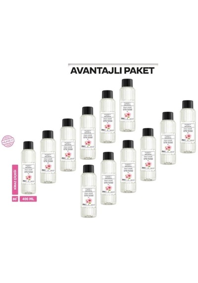 Hunca 80 Derece Kiraz Çiçeği Kolonyası 12 x 400 ML