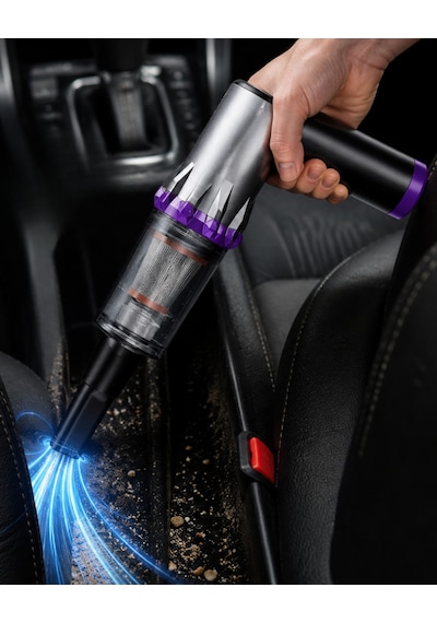22.000 Pa Araç Süpürgesi Yüksek Emiş Güçlü Şarjlı 9000 Mah Kablosuz Oto Süpürge - Lisinya St