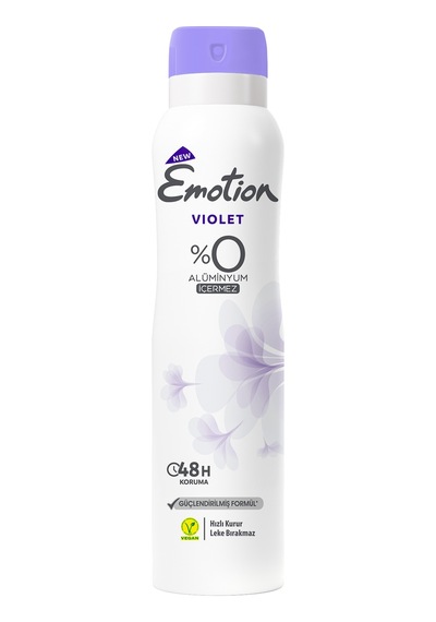 3 Adet Emotion Deodorant Violet 150 Ml