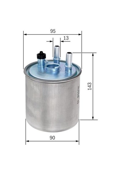 BOSCH F026400505 HAVA FİLTRESİ VITO 109CDI 111CDI 114CDI 116CDI 1