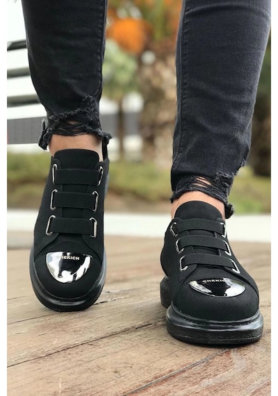 Chekich Ch251 - Sst Mirror Suede Erkek Ayakkabı Sıyah Çok Renkli