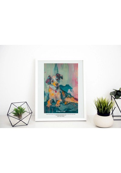 Paw-pow No:19 Art Print