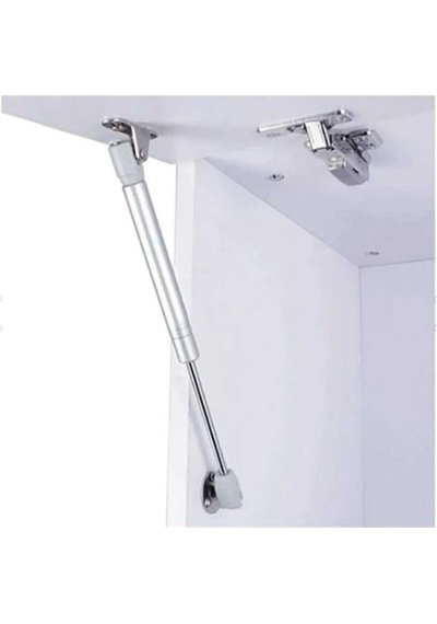 Dolap Kapak Pistonu Mutfak Dolabı Kapağı Gazlı Amortisörlü Piston 100n/27 Cm Metal Gri Tr Diğer