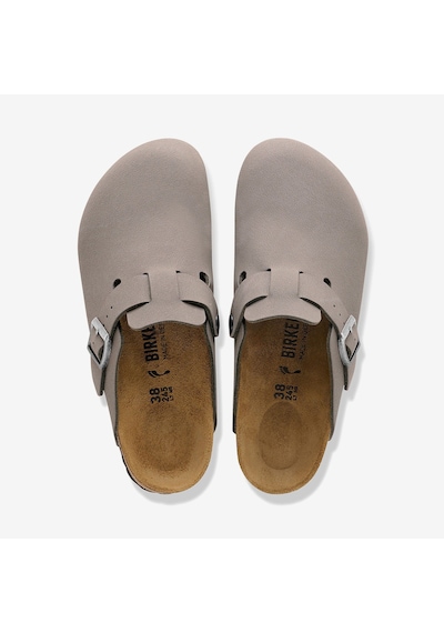Terlik Kadın 1033135 Birkenstock Boston Bf Nu Grey Taupe Gri