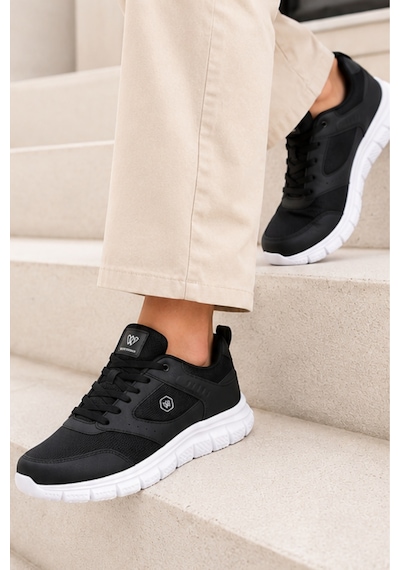 Purewalk Unisex Siyah Beyaz Kalıntabanlı Spor Ayakkabı - Hafif Esnek Günlük Yürüyüş Sneaker Raha... Siyah-Beyaz Purewalk Unisex Siyah Beyaz Kalıntabanlı Spor Ayakkabı - Hafif Esnek Günlük Yürüyüş Sneaker Raha... Siyah-Beyaz