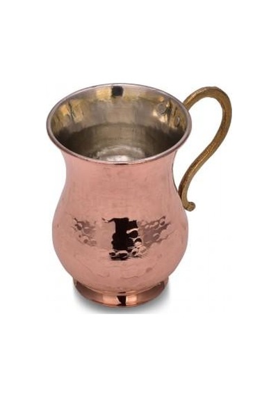 Turna Bakır Kordonsuz Maşrapa El Dövme 300 ML Kırmızı Turna0451-