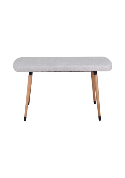 Vilinze Eames Ahşap Ayak Mutfak Masası Bankı Beyaz
