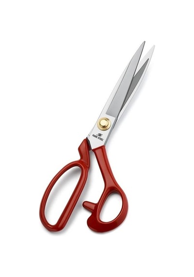 Fdm Star Fs-1084 Kırmızı Saplı Paslanmaz Çelik Somunlu Makas 8 İnç 20 Cm