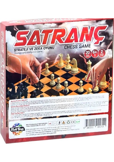 Moli Toys Ahşap Satranç Ve Zeka Oyunu