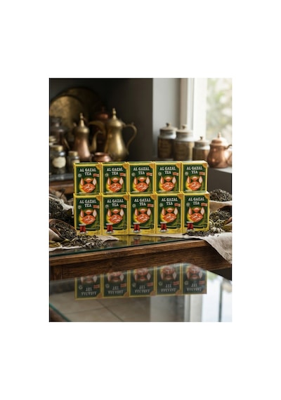 Al Gazal Çayı - 10 Kutu Bürüt 800 Gr Saf Seylan 777 Pekoe,