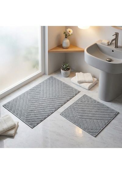 Elsim Home Asimetrik Paspas Seti Gri