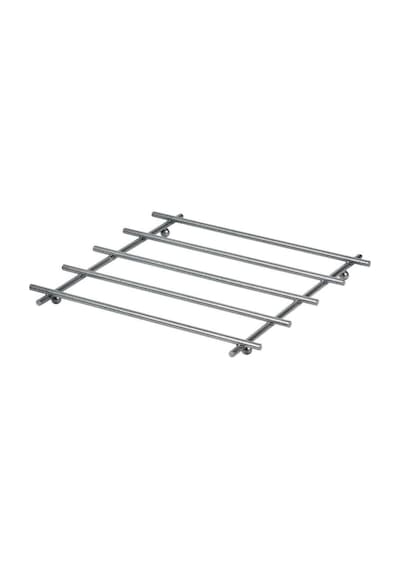 Edora Home 4'lü Gümüş Servis Sunum Seti, Peçetelik, Kağıt Havluluk, Ekmeklik, Nihale - Metal Paslanmaz