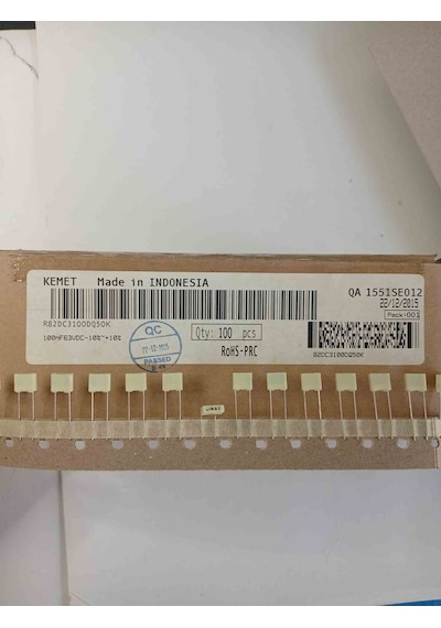 R82dc3100dq50k 1nf 63v 5mm Polyester Kondansatör 100 Adet