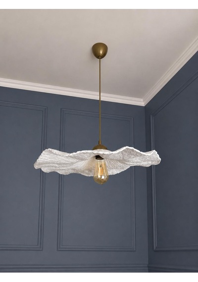 Lioraa Lighting Athea 60 Cm Sarkıt Avize Kırık Beyaz