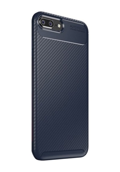 Apsuwa Apple Uyumlu iPhone 7 Plus Kılıf Negro Karbon Fiber Silikon