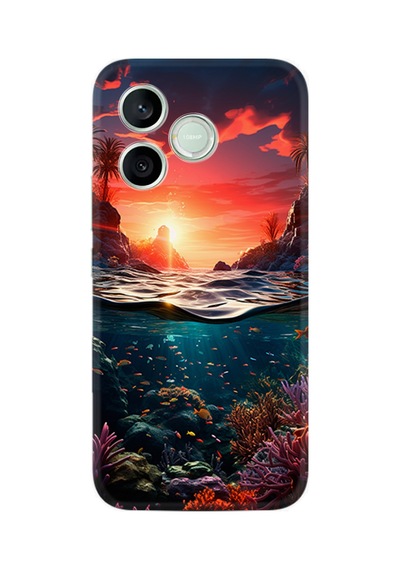 Honor 600 Lite Lna-nx1 Uyumlu Kılıf Boutique Baskılı Resimli Okyanus Pcode -067