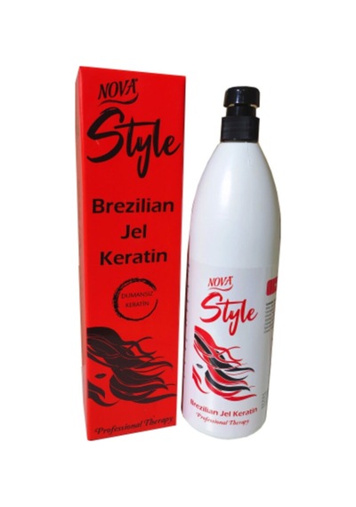 Nova Style Brezilya Jel Dumansız Keratin 1 L