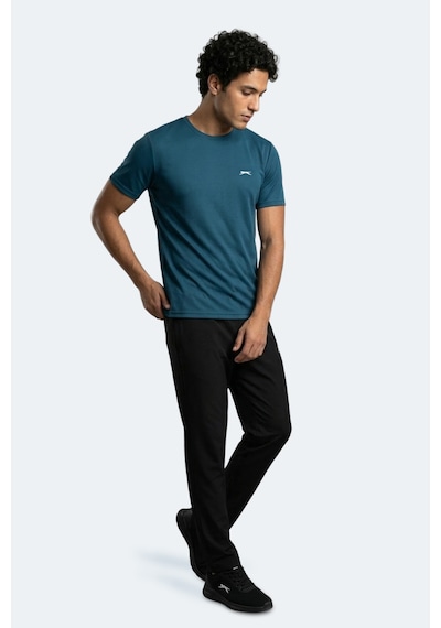 Slazenger Haunted I Erkek Petrol Tişört