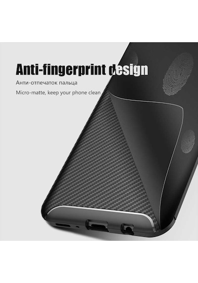 Samsung Galaxy Uyumlu M20 Kılıf Karbon Silikon Case