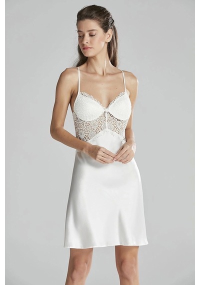 Pierre Cardin 6625 Kısa Gecelikli 6'lı İpek Set