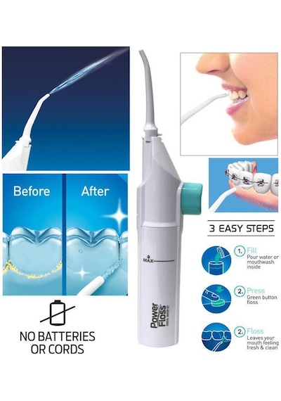 Power Floss Mekanik Ağız Temizleme ve Ağız Duşu