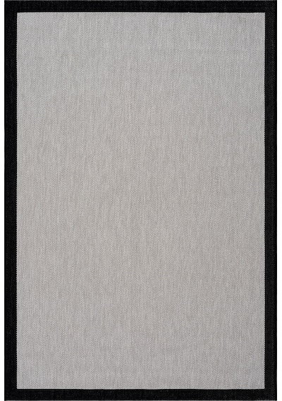 Fresco Gri Siyah Soft Yıkanabilir Halı A3936a Gri Siyah