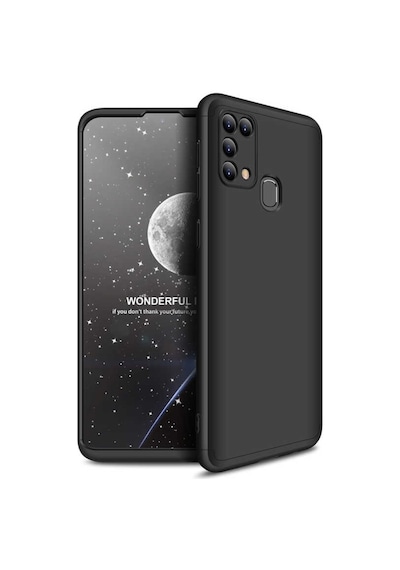 Samsung Uyumlu Galaxy M31 Kılıf Zore Ays Kapak-Siyah