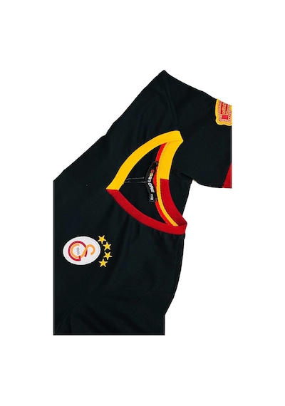 Gsstore Galatasaray Lisanslı Siyah Basic Çocuk T-shirt Gs Aslan Baskılı Hediyelik Ahşap Kutulu Siyah