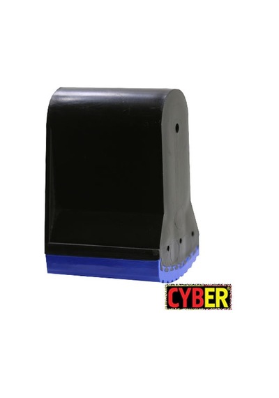 30x60 Plastik Elips Merdiven Tapası Siyah-Mavi