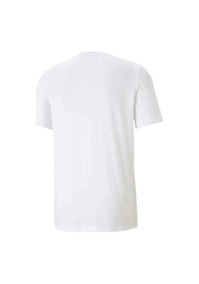 Puma Erkek Günlük Tişört 58672502 Siyah Active Small Logo Tee Beyaz