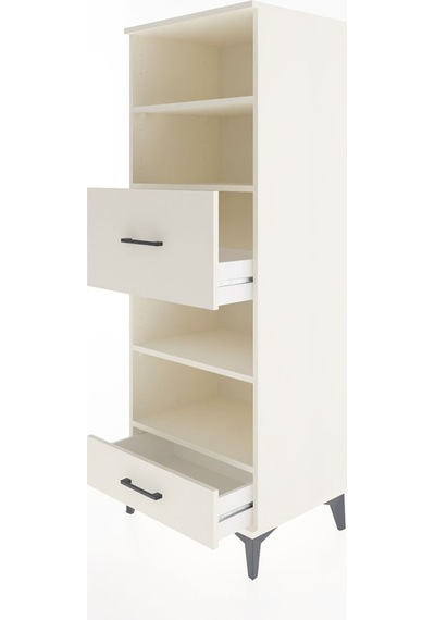 Hyperion Dolap 4 Raflı 2 Çekmeceli 60x44x163 Aytaşı-aytaşı Aytaşı