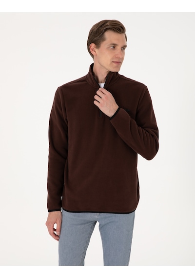Pierre Cardin Erkek Kahverengi Sweatshirt 50314056-vr029 Kahverengi